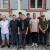 Ehrengäste und Freigesprochene der Kitzinger Spengler-, Sanitär- und Heizungstechnik-Innung (von links): Michael Bissert (Vizepräsident der Handwerkskammer), Kevin Heinrich, Pascal Mrugula, Philipp Holzapfel, Michael Gaiser, Moritz Müller, Michael Neubert, James Beyer, André Semmler, Marco Schmidt, Joshua Scheller, Harald Schütz (Innungsobermeister) und Axel Weigand (Prüfungsvorsitzender).