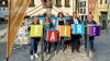 Das Foto zeigt Carolin Müller (Weltladen Volkach), Margit Zimmermann (Fair-Trade-Steuerungsgruppe Volkach), Christiane Leckel (1. Vorsitzende Weltladen Volkach), 1. Bürgermeister Heiko Bäuerlein (Stadt Volkach), Klaus Leckel (Fair-Trade-Steuerungsgruppe Volkach).