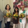Das Foto zeigt (von links): Frau Dethlefs-Jarka, Frau Geron, Frau Kaufmann, Frau Pelka und Herr Heyland.