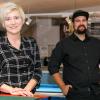 Die beiden Leiter des B-Hofs Lilli Funk und Alexander Bergmann.