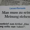 Symbolbild Leserbrief