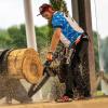 Ist wieder in Topform: Sportholzfäller Robert Ebner holte sich in Gelsenkirchen seinen siebten deutschen Meistertitel. Mit der Hot-Saw gelang ihm dabei sogar ein neuer Weltrekord.