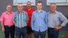 Ehrungen und Neuwahlen beim Sportangelverein Schwarzach (von links): Ehrenvorsitzender Walter Link, Anglerkönig Bernhard Vollhals, zweiter Vorsitzender Richard Lurz, Kassier Oliver Gellner und Schriftführer Arnold Götz. Vorsitzender Christian Greim fehlte.