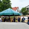 Den Spatenstich für den Neubau des Kindergartens in Urspringen führten Florian Hörning, Chiara Seitz, Corinna Lang, Daniela Rupsch, Alexander Hofmann, Bürgermeister Volker Hemrich, Thorsten Schwab, Jürgen Vogel, Andreas Burk und Martin Albert aus.