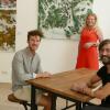 Zeitgenössische lokale Künstler stellen in den neuen Räumlichkeiten des „Edelfrei“ in der Karolinenstraße aus. Beim Ortstermin dabei: Fiona von Colberg, Johannes Weigand (links) und Alexandre Madureira.