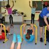 Sichtlich viel Spaß hatten die Kinder am Gesundheitstag in der Wombacher Grundschule. Sven Amend vom Lohrer Boxcamp setzte auf Kraft- und Ausdauertraining. 