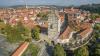 Der Blick auf das Wahrzeichen Bad Neustadt - Das Hohntor.