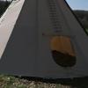 Das neue Tipi des Lohrer Waldkindergartens.
