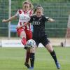 Großer Einsatz, aber nur wenig Ertrag: Die Würzburgerinnen um Luisa Scheidel (links) mussten sich gegen Jana Scharly und den FC Ingolstadt mit einem 0:0 begnügen.