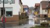 In Gräfendorf war am Freitag zum wiederholten Male die Hauptstraße überschwemmt. 