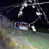 Am Umspannwerk in Unterdürrbach kam eine Frau mit ihrem Pkw von der Fahrbahn ab.