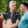 Anfang Juli sorgte ein Sat.1-Dreh auf dem Knaus Campingpark in Frickenhausen für Aufsehen. Hubert (Mitte) und Matthias Fella wurden beim Zelten von der Kamera für die TV-Sendung "Promis privat" begleitet.