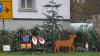 Die lustige Schlittenfahrt des Nikolauses am Wethbrunnen in Hausen wurde vom Obst- und Gartenbauverein gestaltet.