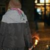 Knapp 50 Menschen nahmen an der Kundgebung "Wir mit Klang für Freiheit und Frieden" auf dem Schweinfurter Marktplatz teil.