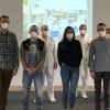 Die allerersten PJ-ler an der Main-Klinik (vorne von links): Andreas Weller, Marcel Schwinger, Carla Dos Santos und Nicolas Fink wurden von der obersten Führungsregie der Main-Klinik begrüßt. Unter anderem mit dabei waren (hinten von links): Eva von Vietinghoff-Scheel (KU-Vorstand sowie Main-Klinik-Geschäftsführerin), Dr. Alexander Wierlemann (PJ-Beauftragter und Chefarzt der der Allgemein- und Viszeralchirurgie), Dr. Joachim Stenzel (Ärztlicher Direktor), Christian Schell (Main-Klinik-Geschäftsführer) und Professor Dr. Alexander Schraml (KU-Vorstand sowie Main-Klinik Geschäftsführer).