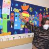 Lehrerin Hanna Skodell hatte die Idee zum gemeinsamen Kunstprojekt frei nach dem Pop-Art-Künstler James Rizzi.
