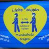 Auch wenn die Corona-Zahlen im Landkreis weiter recht niedrig sind, sind Abstand halten und Mundschutz tragen weiterhin unverzichtbar, damit die Situation sich nicht verschlechtert.