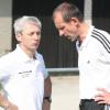 Stand auch mal mit einem Ex-Profi an der Seitenlinie: Stefan Rückel (links) unterstützte den früheren Nationalspieler Alois Reinhardt (rechts) als Co-Trainer beim TSV Geiselwind. Stand auch mal mit einem Ex-Profi an der Seitenlinie: Stefan Rückel (links) unterstützte den früheren Nationalspieler Alois Reinhardt (rechts) als Co-Trainer beim TSV Geiselwind.