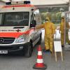 Die Corona-Teststation in Heustreu wird reaktiviert (Archivfoto). Sie befindet sich auf dem Parkplatz  am dortigen Sportplatz und ist Anlaufpunkt für Rhön-Grabfelder, bei denen Verdacht auf Covid-19 besteht.