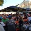 Als kleiner Heimatfest-Ersatz kommt Festwirt Franz Widmann mit einem Biergarten mit immerhin 400 Plätzen nach Gemünden.