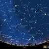 Die beiden Gasriesen Saturn und Jupiter können leicht am Firmament gefunden werden.