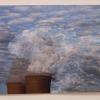 „Ver-main-tlich“ nennt Anita Tschirwitz ihre Farbcollage mit einer Mainwelle und dem Kühlwasser aus dem Atomkraftwerk. „Ver-main-tlich“ nennt Anita Tschirwitz ihre Farbcollage mit einer Mainwelle und dem Kühlwasser aus dem Atomkraftwerk.