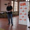 Bei der Unterzeichnung des Mietvertrags für einen ersten Tegut-Markt in Tauberbischofsheim (von links): Martin Kühner (verantwortlicher Expansionsleiter der Region Südwest bei Tegut), Maximilian Hollerbach (Hollerbach-Bau, Hardheim) und Anette Schmidt (Bürgermeisterin, Tauberbischofsheim).