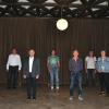 Aus dem Gemeinderat in Saal wurden verabschiedet (von links): Günter Neunhöfer, Volker Düring, Norbert Büchner, Norbert Bauer, André Haag, Ernst Umhöfer, Edgar Köhler, Christine Reinhart und Helmut Rittweger.