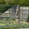 Der Schlossgarten Weikersheim im Frühling.
