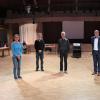 Mit Ende dieser Legislaturperiode verabschiedete Bürgermeister Waldemar Brohm (2. von rechts) die fünf ausscheidenden Gemeinderatsmitglieder (von links): Barbara Bittner, Angela Marquardt, Peter Etthöfer, Werner Lutz, Norbert Tratz.