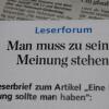 Symbolbild Leserbrief