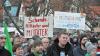 In Hafenlohr protestierten 300 Menschen gegen die AfD.