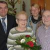 Auf eine harmonische Ehe blicken Herta und Edmund Ankenbrand, die seit 60 Jahren verheiratet sind, zurück. Zum Fest der Diamantenen Hochzeit gratulierten stellvertretender Landrat Oskar Ebert und Knetzgaus Dritte Bürgermeisterin Susanne Haase-Leykam.