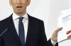 Sebastian Kurz, Vorsitzender der Österreichischen Volkspartei (ÖVP), bei der Vorstellung des Regierungsprogramms am Donnerstag.
