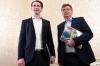 Österreichs Ex-Kanzler Sebastian Kurz (ÖVP) und Grünen-Chef Werner Kogler (rechts)