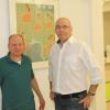 Der Laudenbacher Künstler Peter Wittstadt zeigt bis auf Weiteres heitere Druckgrafiken in der Karlstadter Gemeinschaftspraxis in der Kärrnergasse 3. Dazu eingeladen hat der Rheumathologe Dr. Igor Turin (rechts).