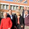 Im Bild: (von links) der Jubilar Rainer Weth, Agenturleiter Thomas Stelzer, Personalratsvorsitzende Karin Bassing sowie die Jubilare Silvia Simon, Peter Stretz und Ewald König. Auf dem Bild fehlen die Jubilare Bernd Hümpfner und Winfried Wüst.