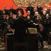 Der Gemeinschaftschor von St. Kilian Haßfurt und St. Magdalena Ebelsbach mit dem Orchester der Musikhochschule Würzburg unter der Leitung von Johannes Eirich boten ein eindrucksvolles Konzert.
