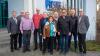 Im Bild: (von links) Reinhold Stahl, Geschäftsleiter Walter Weinig, Stefan Preisendörfer, Gerhard Dörr, Norbert Müller, Karola Zumbrun, Bernhard Schmitt, Wolfgang Kuhn, Harald Seuffert und Betriebsleiter Alfred Eusemann.