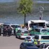 Trotz eines Großeinsatzes fand die Polizei unmittelbar nach dem Banküberfall in Lohr keine Spur von dem Täter. 