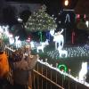 Das "Weihnachtshaus" im Hohenrother Saaleblick begeistert nun schon seit 15 Jahre vor allem die jüngeren "Zaungäste".