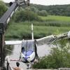 Feuerwehreinsatz: Im Sommer 2013 war ein Ultraleichtflugzeug in den Haßfurter Sichelsee gestürzt.