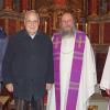 Abschied aus Fährbrück nach 36 Jahren (von links): Kirchenpfleger Alfons Konrad, der scheidende Bruder Adalbert Müller, Prior Pater Jakob Olschewski und Pater Marcellus Jahnel, ein langjähriger Weggefährte von Bruder Adalbert.