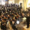Christian Stegmann, Chor, Orchester und Solisten bei Bruckners Messe f-moll. Christian Stegmann, Chor, Orchester und Solisten bei Bruckners Messe f-moll.