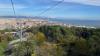 Die Telefèric de Montjuïc - die Seilbahn von Barcelona. Das Herschfelder Reisequartett nutzte sie als eine Art "Probefahrt" für die angedachte Seilbahn in Bad Neustadt. 