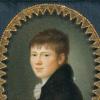 Heinrich von Kleist in einem Porträt aus dem Jahr 1801 von Peter Friedel.