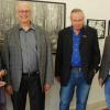 Bei der Ausstellung: (von links) Angelika Schneeberger, Armin Stremlau, Klaus Kirchner und Kurt Grimm.