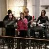 Die Mittelstufenband unter der Leitung von Benedikt Prang rockte „Knocking on heaven´s door“.