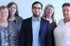 Christoph Müller tritt als Bürgermeisterkandidat für die SPD in Triefenstein an. Das Foto zeigt ihn mit (von links) Ingeborg Behl (Fraktionsvorsitzende im Gemeinderat), Barbara Bartsch (Vorstandsmitglied), Beate Träger (Gemeinderatsmitglied) und Eva-Maria Brandstädter (Vorstandsmitglied).
