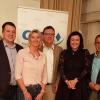 Diese Frauen und Männer führen die CSU-Kreistagsliste an (von links): MdL Steffen Vogel, Sebastian Ott, Hedi Müller-Gärtner, Alexander Bergmann, Staatsministerin Dorothee Bär, Volker Ortloff und Landrat Wilhelm Schneider.